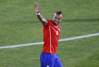 Vidal conquistou a Copa AmÃ©rica com a seleÃ§Ã£o chilena neste ano (Foto: Reuters)