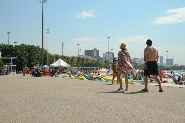 Rio e partes de SP, ES e MG terão onda de calor até quinta-feira