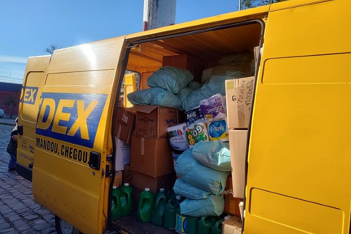 Correios arrecada mais de 15 mil toneladas de donativos ao Rio Grande do Sul