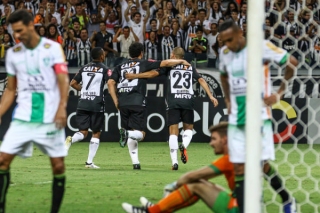 Fred marcou o primeiro gol do jogo (Foto: Divulgação/Atlético) Fred marcou o primeiro gol do jogo (Foto: Divulgação/Atlético)