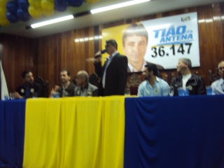 O candidato Tião da Antena falou das necessidades de Itabira e região e disse que um deputado é importante para defender os interesses dos municÃÂÂpios (Foto: Franklin) O candidato Tião da Antena falou das necessidades de Itabira e região e disse que um deputado é importante para defender os interesses dos municÃÂÂpios (Foto: Franklin)