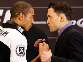 José Aldo e Frankie Edgar terão revanche em evento histórico que marcará a 200ª edição do UFC (Foto: Divulgação / UFC) José Aldo e Frankie Edgar terão revanche em evento histórico que marcará a 200ª edição do UFC (Foto: Divulgação / UFC)