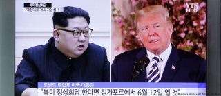 Entre elogios e acusações, Kim Jong-un e Donald Trump vivem uma relação turbulenta em busca de um encontro pacificador (Foto: DW / Deutsche Welle) Entre elogios e acusações, Kim Jong-un e Donald Trump vivem uma relação turbulenta em busca de um encontro pacificador (Foto: DW / Deutsche Welle)