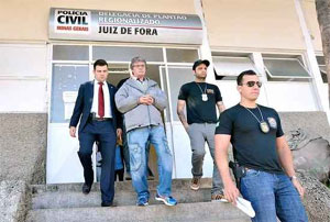 Condenado em segunda instância, ex-prefeito foi preso no sábado (foto: Marcelo Ribeiro/Tribuna de Minas) Condenado em segunda instância, ex-prefeito foi preso no sábado (foto: Marcelo Ribeiro/Tribuna de Minas)