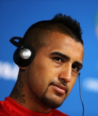 Arturo Vidal nÃ£o atuou contra a Holanda na Ãºltima partida (Foto: Getty Images)