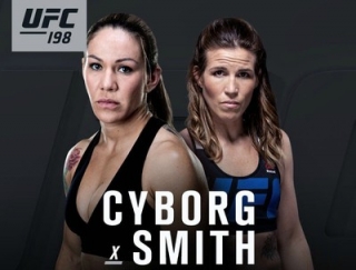 Cris Cyborg enfrentará Leslie Smith no UFC 198, em Curitiba (Foto: Reprodução) Cris Cyborg enfrentará Leslie Smith no UFC 198, em Curitiba (Foto: Reprodução)