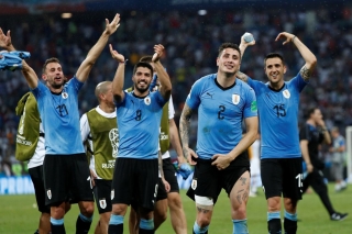 Uruguai eliminou Portugal e se classificou as quartas de final (Foto: Murad Seze/Reuters) Uruguai eliminou Portugal e se classificou as quartas de final (Foto: Murad Seze/Reuters)