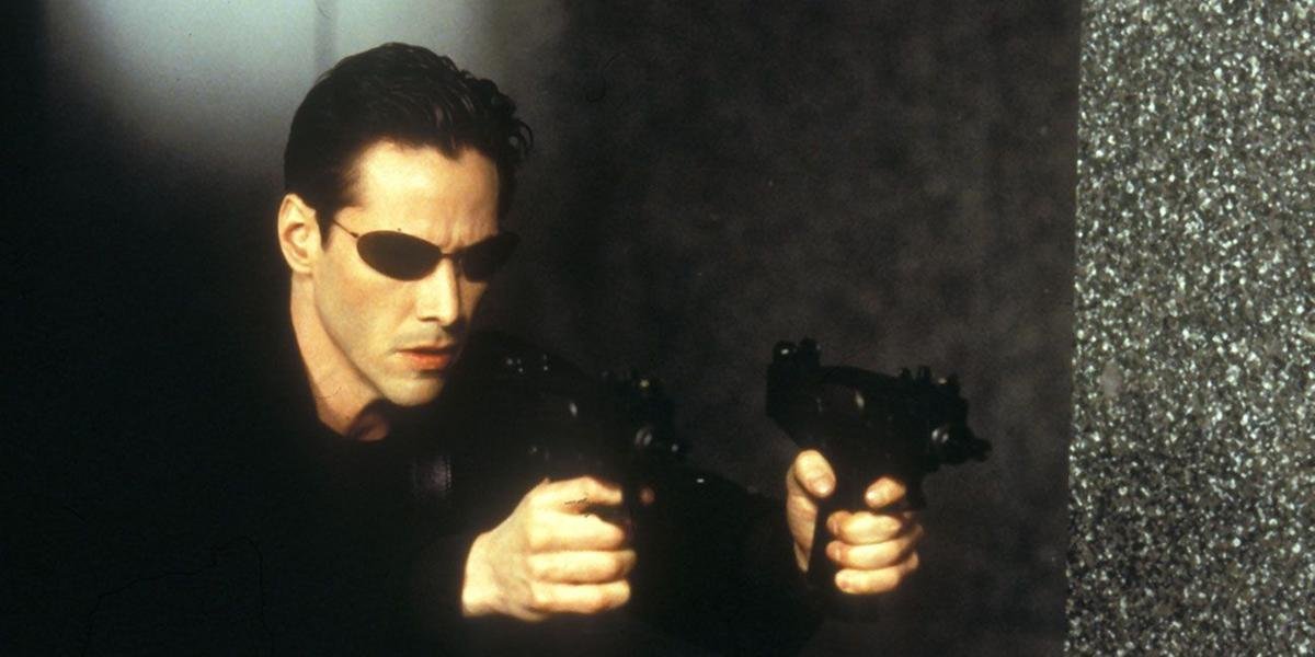 keanu reeves como neo em matrix