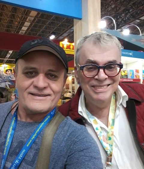 Ediel Ribeiro e Walcyr Carrasco