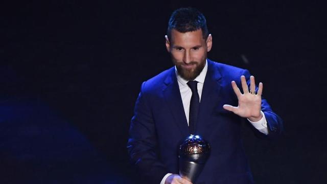 messi foi eleito o melhor jogador do mundo pela sexta vez