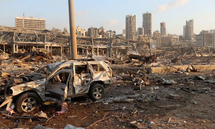 explosão em Beirute - Líbano