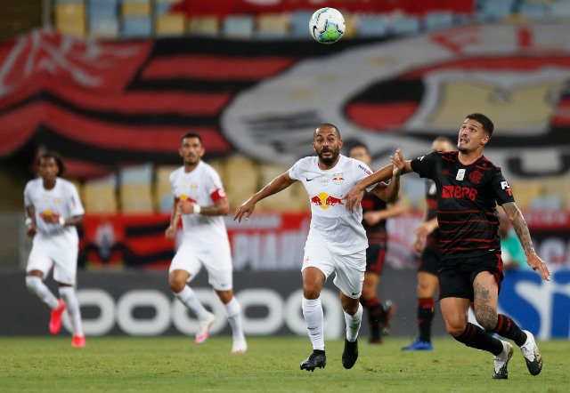 flamengo empatou com o bragantino 