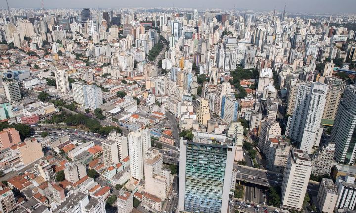 Vista panorâmica da cidade de São Paulo