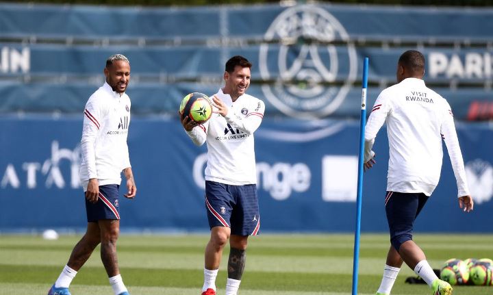 atletas do psg messi e neymar
