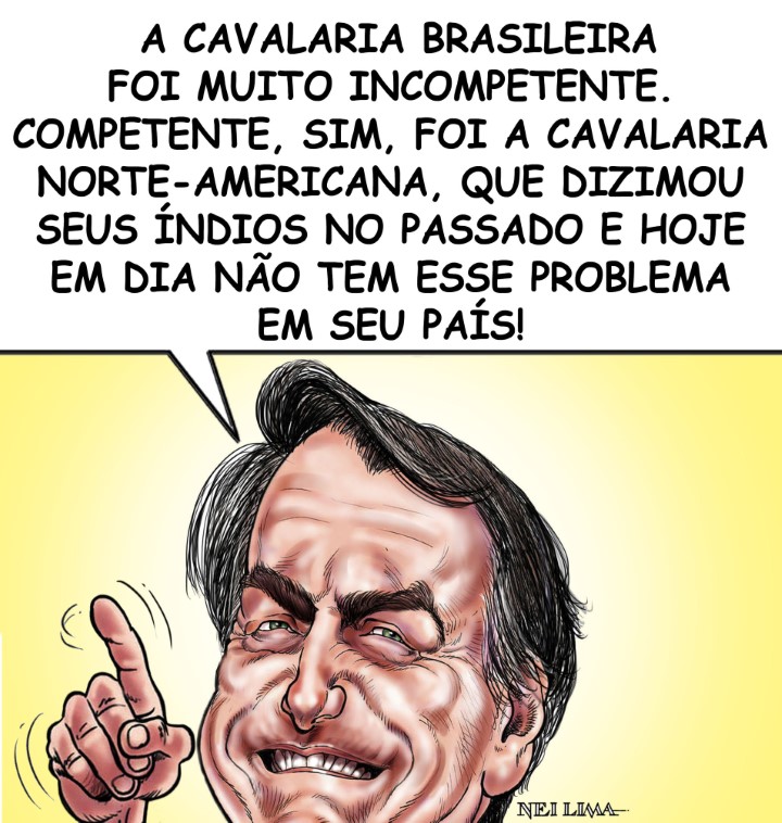 bolsonaro caricatura