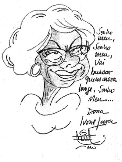 ilustração Dona Ivone Lara 