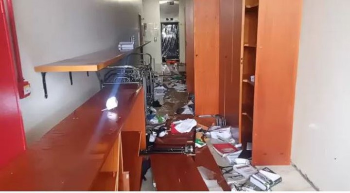 Depredação no Supremo Tribunal Federal em dia de manifestação antidemocrática