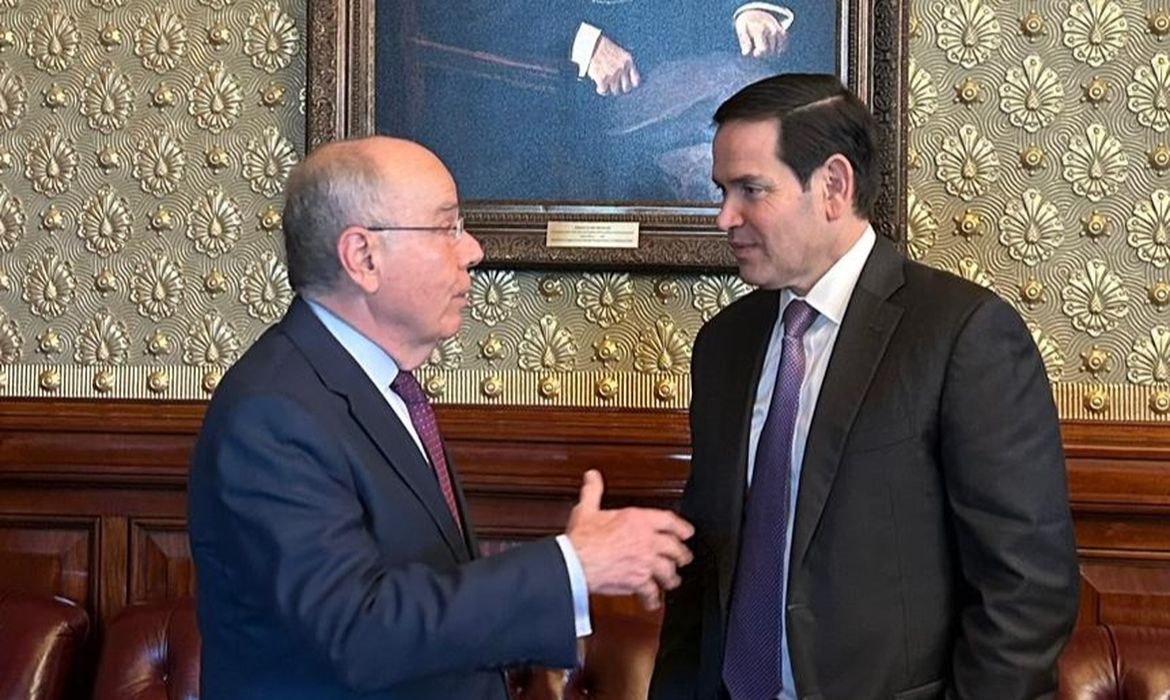 Marco Rubio e Mauro Vieira