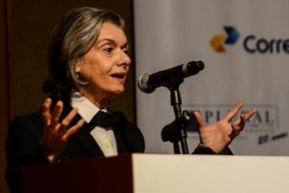 A presidente do STF, Cármen Lúcia, faz palestra sobre liberdade de expressão na comunicação tecnológica no 10º Fórum Aner de Revistas, na Escola Superior de Propaganda e Marketing (Foto: Rovena Rosa/Agência Brasil) A presidente do STF, Cármen Lúcia, faz palestra sobre liberdade de expressão na comunicação tecnológica no 10º Fórum Aner de Revistas, na Escola Superior de Propaganda e Marketing (Foto: Rovena Rosa/Agência Brasil)
