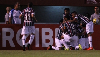 Fluminense conseguiu uma vitória importante sobre o Galo (Foto: Nelson Perez/Divulgação) Fluminense conseguiu uma vitória importante sobre o Galo (Foto: Nelson Perez/Divulgação)