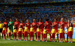 Seleção da Bélgica na Copa de 2014 (Foto: Getty Images) Seleção da Bélgica na Copa de 2014 (Foto: Getty Images)