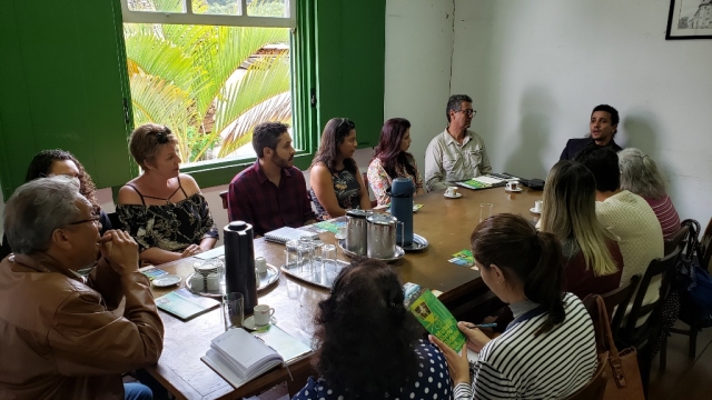 A visita técnica serviu para que o grupo conhecesse de perto como funciona o turismo ouro-pretano (Foto: Divulgação) A visita técnica serviu para que o grupo conhecesse de perto como funciona o turismo ouro-pretano (Foto: Divulgação)
