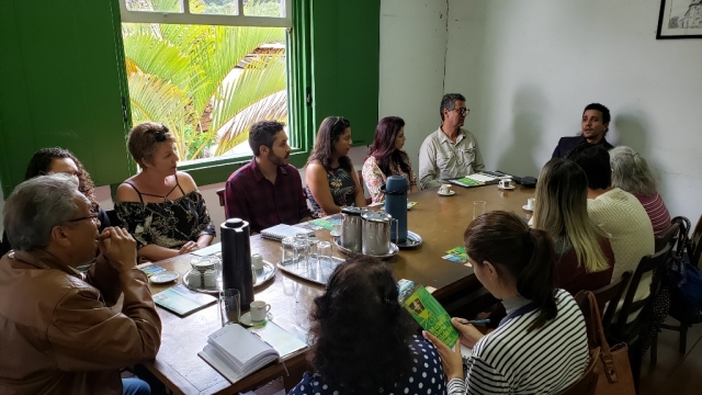 A visita tÃ©cnica serviu para que o grupo conhecesse de perto como funciona o turismo ouro-pretano (Foto: DivulgaÃ§Ã£o)