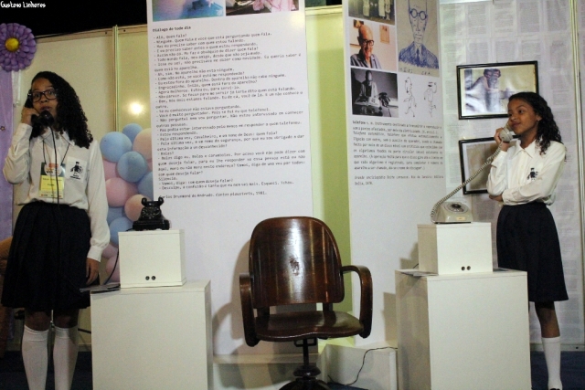 FCCDA levou ao público a exposição itinerante “Drummond: Fala, Fala, Fala...†(Foto: FCCDA levou ao público a exposição itinerante “Drummond: Fala, Fala, Fala...†(Foto: