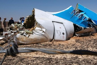 O aviÃ£o Airbus A312 russo explodiu quando voava da cidade de Sharm el-Sheikh, no Egito, para SÃ£o Petersburg (Foto: Maxim Grigoryev/AgÃªncia Sputinik)