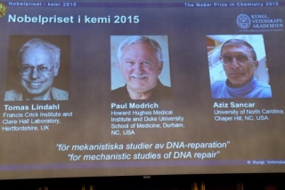 Thomas Lindalh, Paul Modrich e Aziz Sancar vencedores do Nobel de QuÃ­mica