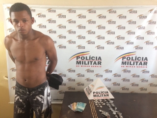 Bruno foi preso em flagrante (Foto: Divulgação/PMMG) Bruno foi preso em flagrante (Foto: Divulgação/PMMG)