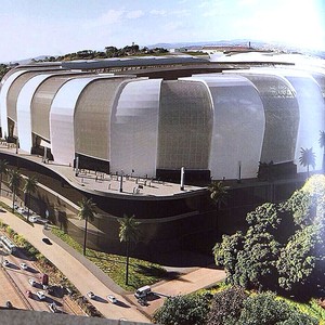 Foto do projeto do estádio do Atlético-MG (Foto: Reprodução/Twitter) Foto do projeto do estádio do Atlético-MG (Foto: Reprodução/Twitter)