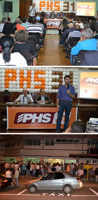 População lotou auditório do Sindicato dos Rodoviários para o lançamento da pré-candidatura. Eventou contou com a presença do deputado federal Marcelo Aro (PHS-MG). (Foto: Ageu Ebert) População lotou auditório do Sindicato dos Rodoviários para o lançamento da pré-candidatura. Eventou contou com a presença do deputado federal Marcelo Aro (PHS-MG). (Foto: Ageu Ebert)