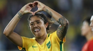 Cristiane se tornou a maior artilheira dos Jogos OlÃ­mpicos (FlÃ¡vio Florido/COB)