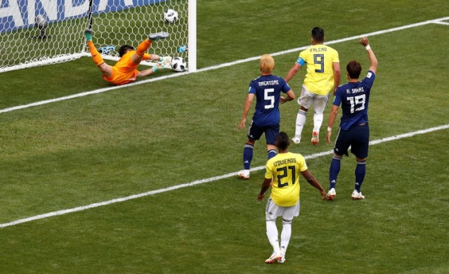 Quintero marcou o gol da Colômbia, mas não evitou a derrota diante do Japão (Foto: Damir Sagolj/Reuters) Quintero marcou o gol da Colômbia, mas não evitou a derrota diante do Japão (Foto: Damir Sagolj/Reuters)