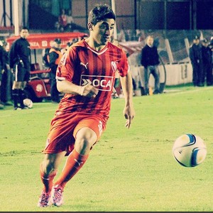 Matias Pisano atua pelo lado direito do ataque do time argentino (Foto: Divulgação/ Independiente) Matias Pisano atua pelo lado direito do ataque do time argentino (Foto: Divulgação/ Independiente)