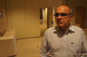 Eduardo Bandeira de Mello, presidente do Flamengo, foi um dos dirigentes na reunião da Primeira Liga (Foto: Daniel Mundim) Eduardo Bandeira de Mello, presidente do Flamengo, foi um dos dirigentes na reunião da Primeira Liga (Foto: Daniel Mundim)