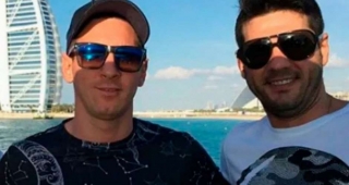 Messi com o irmão, MatÃas (Foto: Reprodução) Messi com o irmão, MatÃas (Foto: Reprodução)