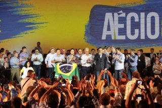 PSDB confirma AÃ©cio Neves como candidato a presidente da RepÃºblica (Foto: George Gianni/DivulgaÃ§Ã£o PSDB)