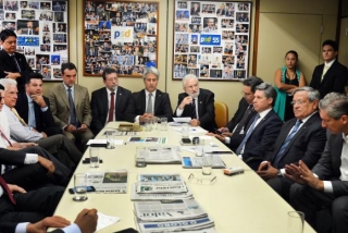 LÃderes partidários se reuniram com o presidente da Comissão Especial do Impeachment, deputado Rogério Rosso, para debater roteiro de trabalho (Foto: Antonio Cruz/Agência Brasil) LÃderes partidários se reuniram com o presidente da Comissão Especial do Impeachment, deputado Rogério Rosso, para debater roteiro de trabalho (Foto: Antonio Cruz/Agência Brasil)