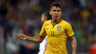 Firmino comemora gol pela seleção diante de Honduras (Foto: JEFFERSON BERNARDES/AFP) Firmino comemora gol pela seleção diante de Honduras (Foto: JEFFERSON BERNARDES/AFP)