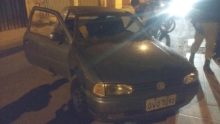 VeÃculo havia sido furtado em João Monlevade (Foto: Divulgação/PM) VeÃculo havia sido furtado em João Monlevade (Foto: Divulgação/PM)