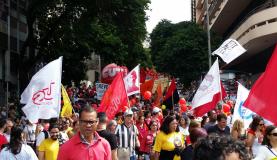Manifestantes em Belo Horizonte (Foto: Léo Rodrigues/Agência Brasil) Manifestantes em Belo Horizonte (Foto: Léo Rodrigues/Agência Brasil)