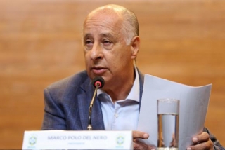 O presidente da Confederação Brasileira de Futebol (CBF), Marco Polo Del Nero (Foto: Rafael Ribeiro/CBF/Divulgação) O presidente da Confederação Brasileira de Futebol (CBF), Marco Polo Del Nero (Foto: Rafael Ribeiro/CBF/Divulgação)