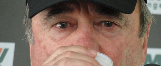 Olhos marejados: Levir se emociona na despedida do AtlÃ©tico-MG (Foto: Fernando Martins Y Miguel)
