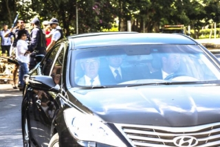 O ex-presidente Lula chega à Justiça Federal para prestar depoimento (Foto: Marcelo Camargo/Agência Brasil) O ex-presidente Lula chega à Justiça Federal para prestar depoimento (Foto: Marcelo Camargo/Agência Brasil)