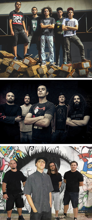 Grupos Spectro, Minottauro e Estreito apresentam-se a partir das 19h Grupos Spectro, Minottauro e Estreito apresentam-se a partir das 19h
