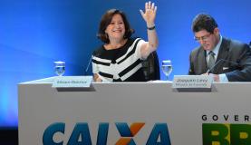Posse da presidenta da Caixa, Miriam Belchior, que substitui Jorge Hereda no cargo (Foto: Valter Campanato/Agência Brasil) Posse da presidenta da Caixa, Miriam Belchior, que substitui Jorge Hereda no cargo (Foto: Valter Campanato/Agência Brasil)