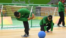 O goalball não é uma adaptação de esportes olÃmpicos, ele foi criado em 1946 para reabilitação de veteranos de guerra (Foto: Tomaz Silva/Agência Brasil) O goalball não é uma adaptação de esportes olÃmpicos, ele foi criado em 1946 para reabilitação de veteranos de guerra (Foto: Tomaz Silva/Agência Brasil)