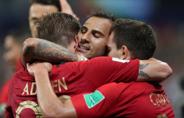 Com o resultado Portugal garantiu sua vaga nas oitavas e agora enfrenta o Urugai (Foto: Ricardo Moraes/Reuters) Com o resultado Portugal garantiu sua vaga nas oitavas e agora enfrenta o Urugai (Foto: Ricardo Moraes/Reuters)